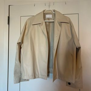 White Oak and Fort faux Leather Jacket
